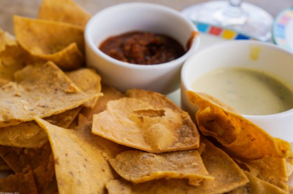 chips and dip Mexican style 