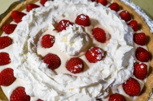 Lemon-Raspberry Whipped Cream Pie